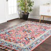 Loloi Zharah Rose/Denim Hooked Rug