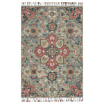 Loloi Zharah Light Blue/Multi Hooked Rug