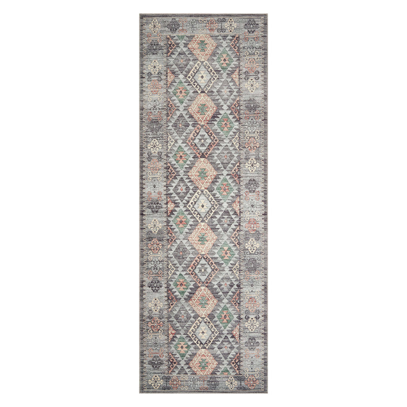 Loloi II Zion Gray/Multi Power Loomed Rug