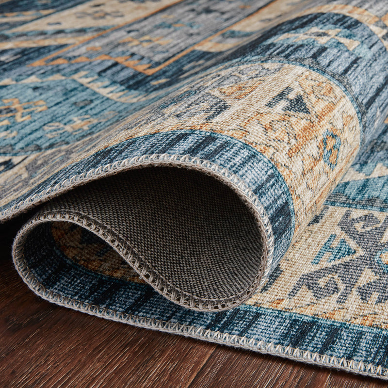 Loloi II Zion Ocean/Gold Power Loomed Rug