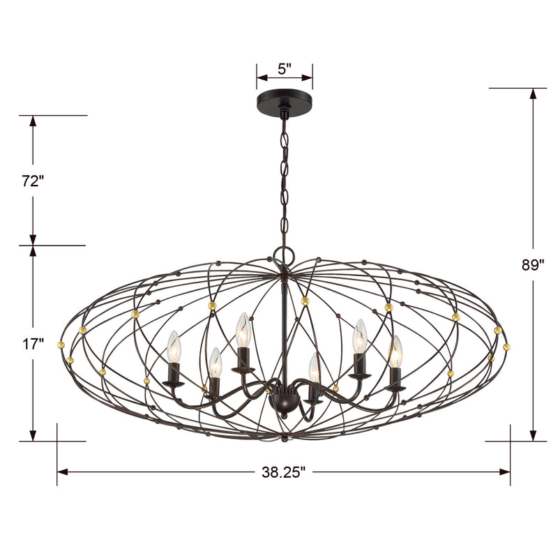 Crystorama Zucca Chandelier