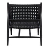 Franks Leather Woven Accent Chair