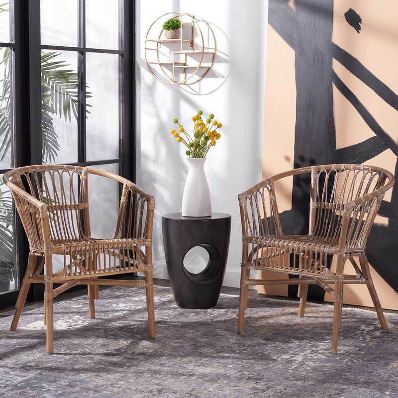 Hickey Rattan Accent Chair Set of 2