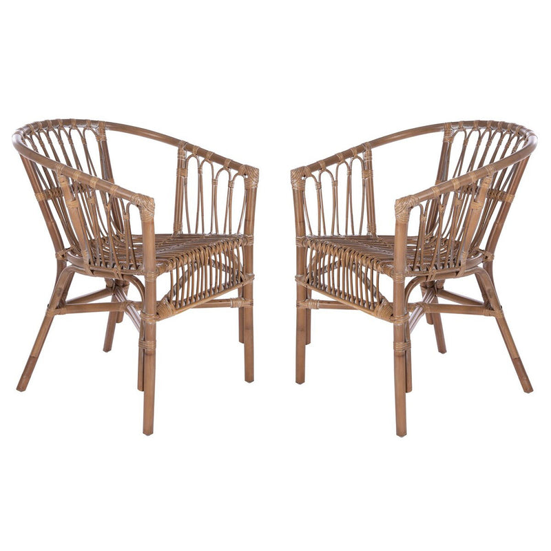 Hickey Rattan Accent Chair Set of 2