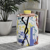 Rane Multicolor Ceramic Garden Stool