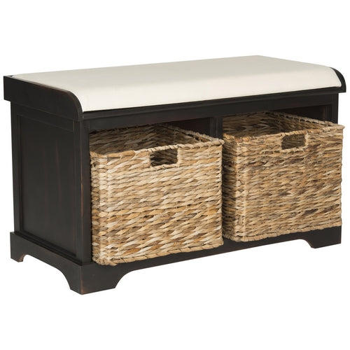 Aquino Basket Storage Bench