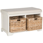 Aquino Basket Storage Bench