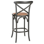 Oak Hill X-Back Bar Stool