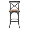 Oak Hill X-Back Bar Stool