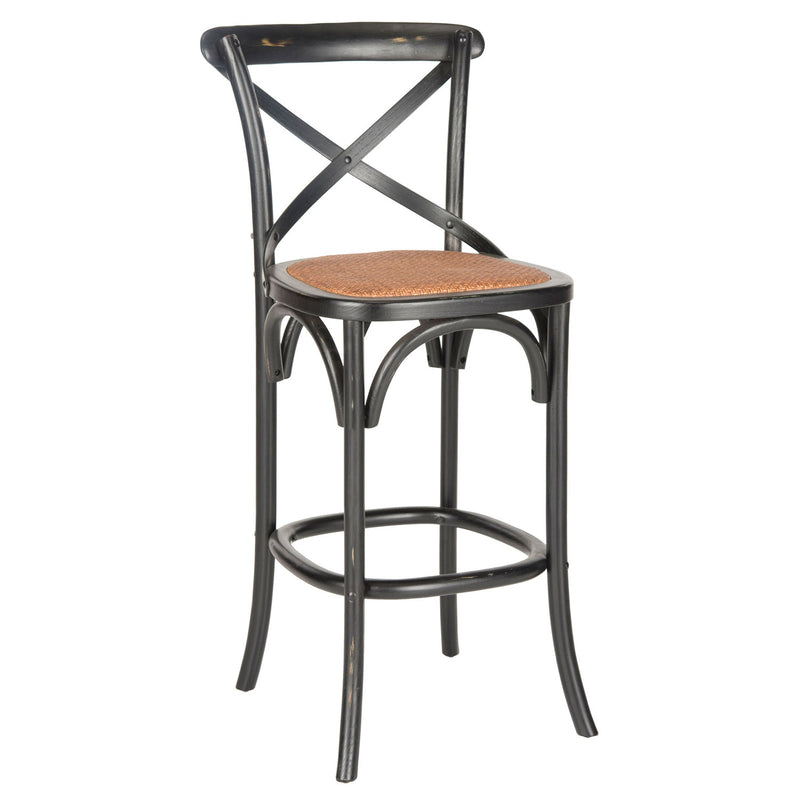 Oak Hill X-Back Bar Stool