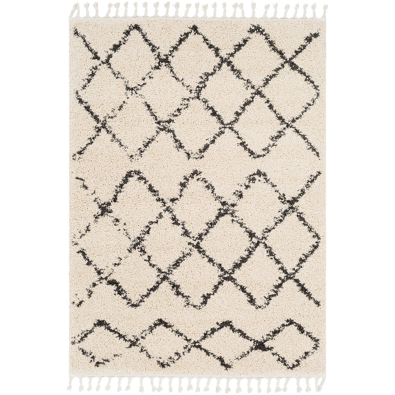 Livabliss Berber Diamond Shag Rug