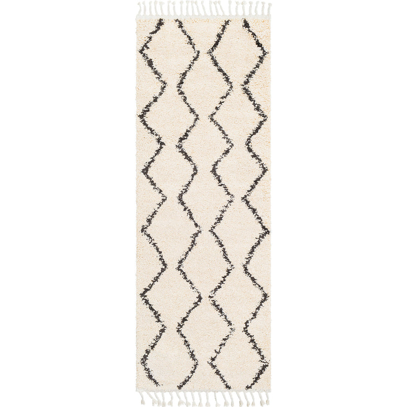 Livabliss Berber Zag Shag Rug