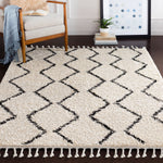 Livabliss Berber Zag Shag Rug