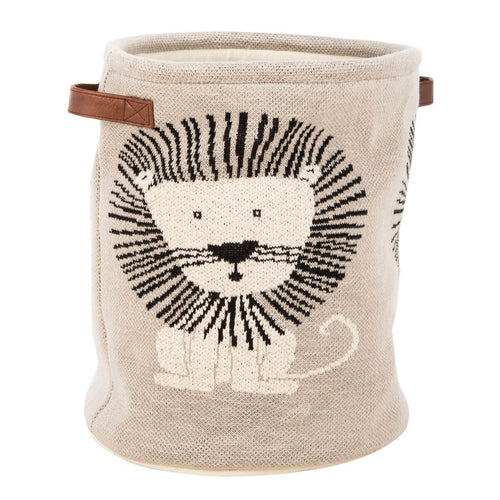 Lion Kids Storage Basket Natural