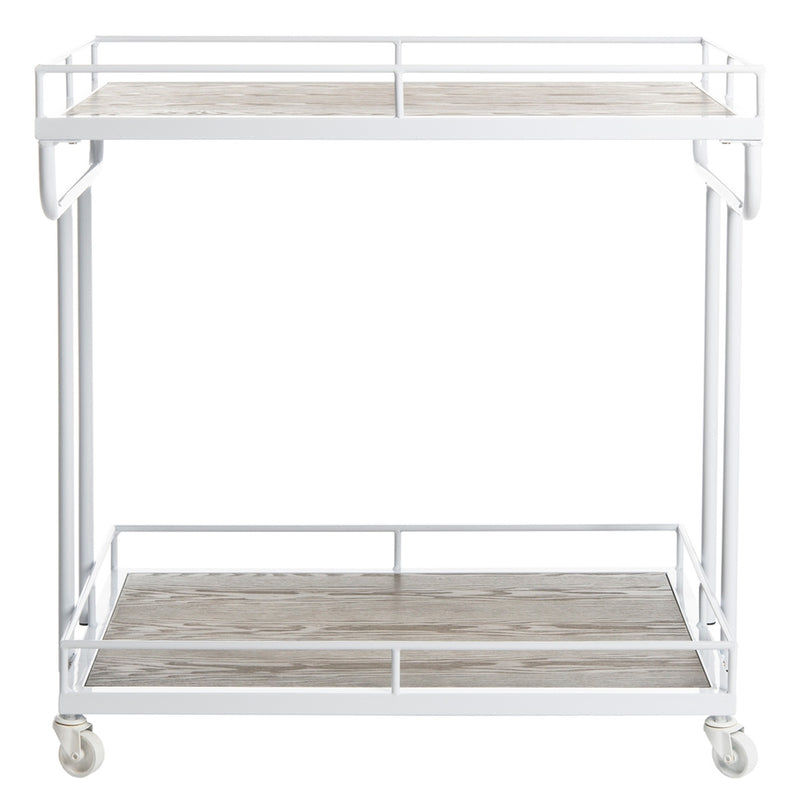 Alina 2 Tier Rectangle Bar Cart