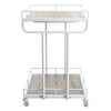 Alina 2 Tier Rectangle Bar Cart