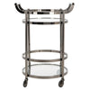 Darcie 2 Tier Round Bar Cart