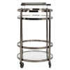 Darcie 2 Tier Round Bar Cart