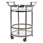 Darcie 2 Tier Round Bar Cart