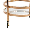 Darcie 2 Tier Round Bar Cart