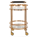 Darcie 2 Tier Round Bar Cart