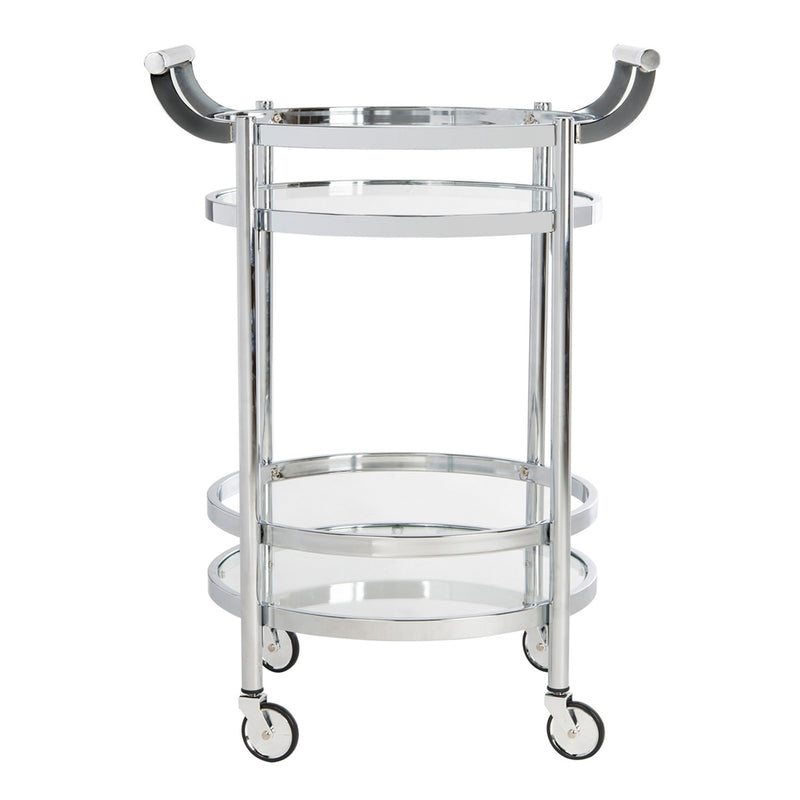 Darcie 2 Tier Round Bar Cart