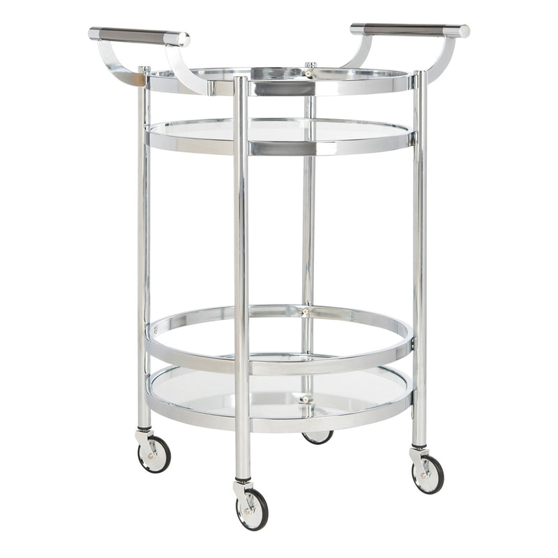 Darcie 2 Tier Round Bar Cart