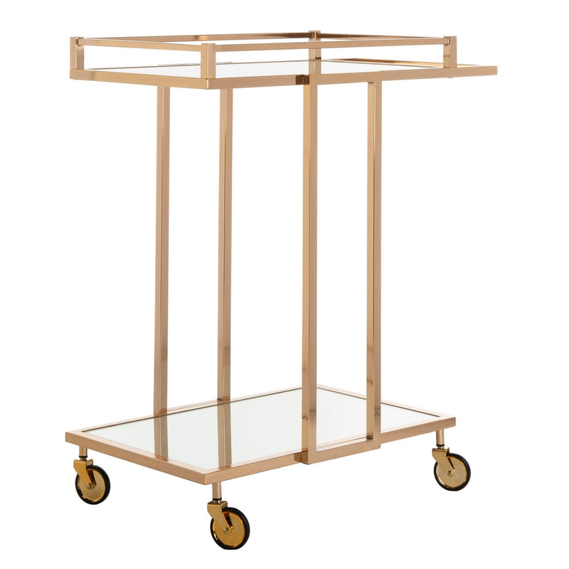 Amira 2 Tier Rectangle Bar Cart