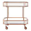 Kira 2 Tier Octagon Bar Cart