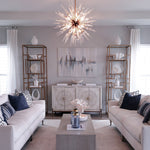 Hudson Valley Lighting Sparta Clear Glass Chandelier