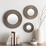 Gretna Wood Wall Mirror Set of 3