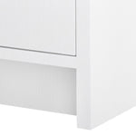 Villa and House Bryant Linen 3 Drawer Side Table