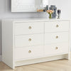 Villa and House Bryant Linen Extra Large 6 Drawer Dresser