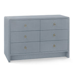 Villa and House Bryant Linen Extra Large 6 Drawer Dresser