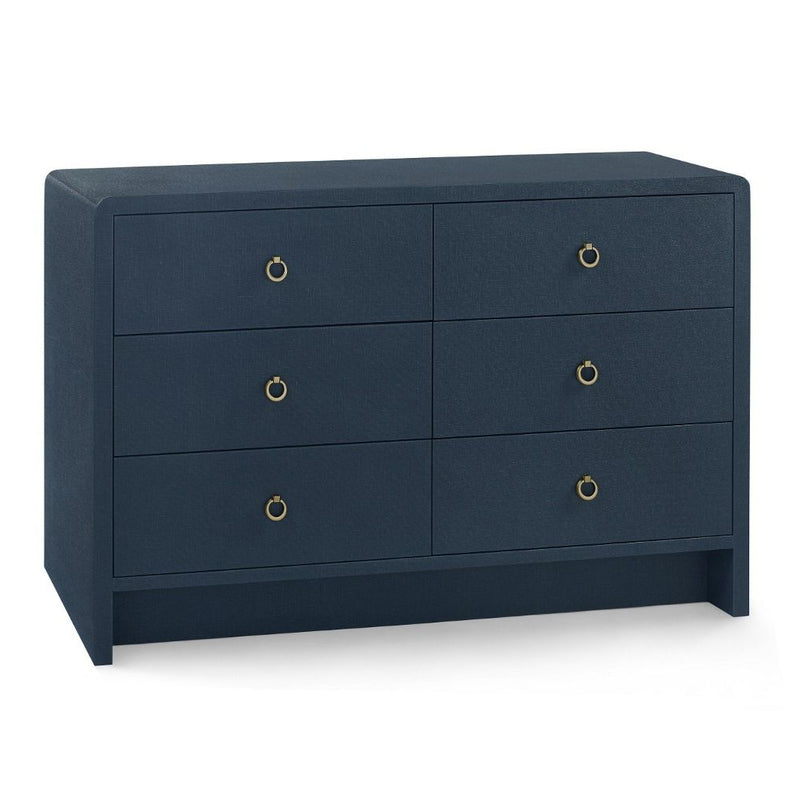 Villa and House Bryant Linen Extra Large 6 Drawer Dresser