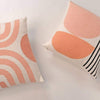 Swirl Sunset Throw Pillow