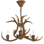 Mckenzie Antler 3-Light Chandelier