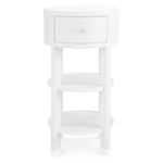 Villa and House Claudette 1 Drawer Round Side Table