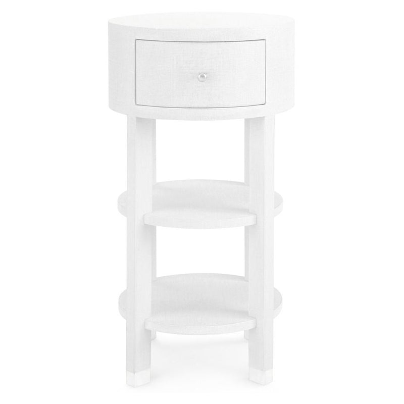 Villa and House Claudette 1 Drawer Round Side Table