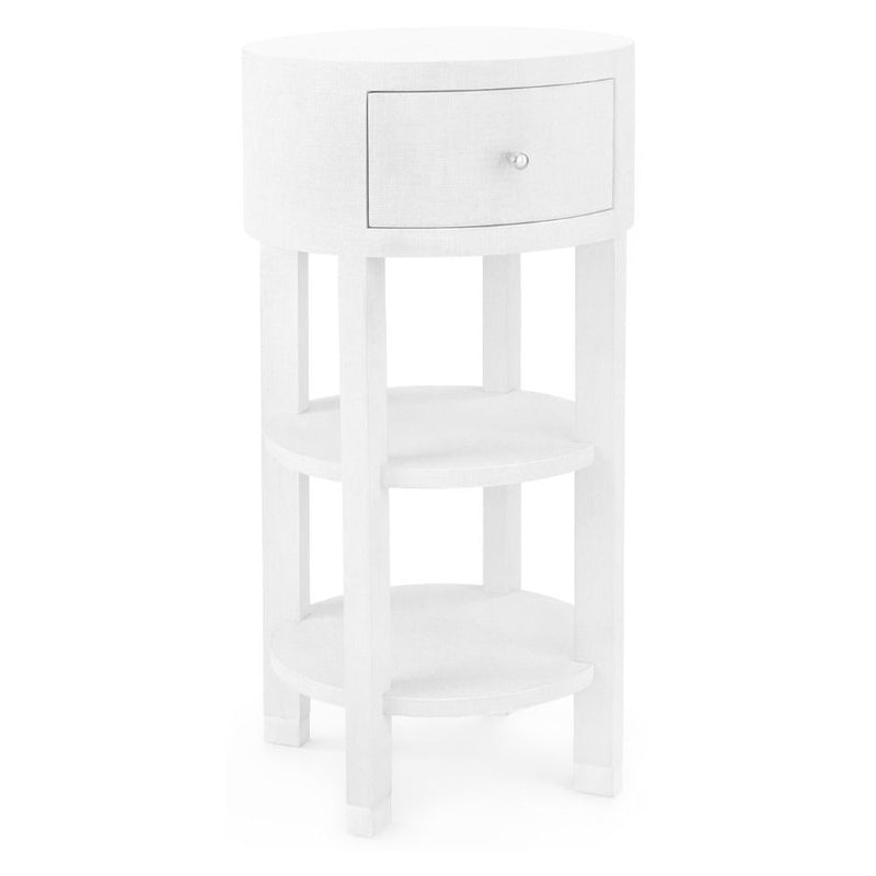 Villa and House Claudette 1 Drawer Round Side Table