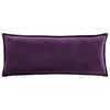 Olivia Cotton Velvet Lumbar Throw Pillow