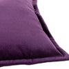 Olivia Cotton Velvet Lumbar Throw Pillow