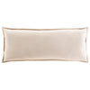 Olivia Cotton Velvet Lumbar Throw Pillow