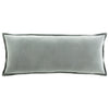 Olivia Cotton Velvet Lumbar Throw Pillow