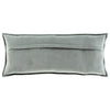 Olivia Cotton Velvet Lumbar Throw Pillow