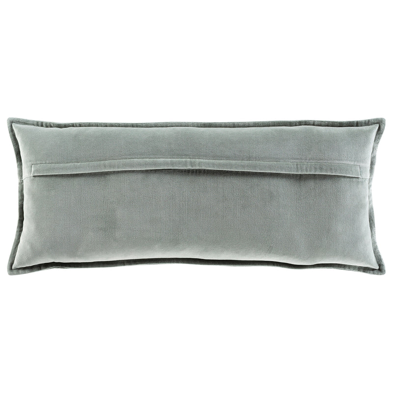 Olivia Cotton Velvet Lumbar Throw Pillow