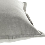 Olivia Cotton Velvet Lumbar Throw Pillow