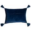 Olivia Tassel Cotton Velvet Throw Pillow