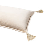 Olivia Tassel Cotton Velvet Throw Pillow