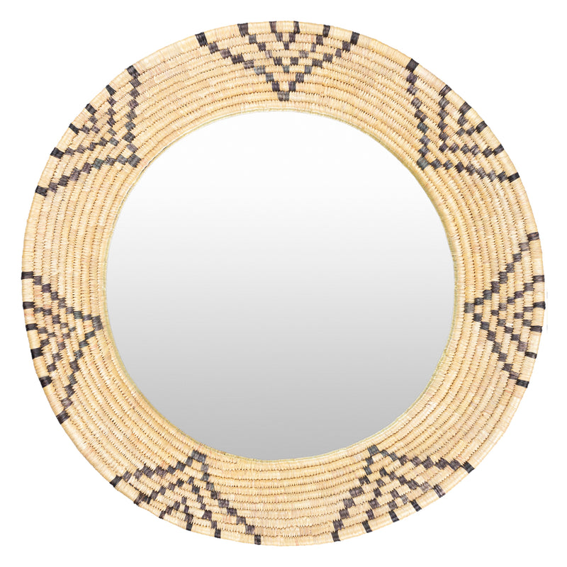 Santiago Flora Round Wall Mirror